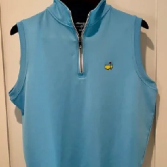 Masters Tech 1/4 Zip Vest, Light Blue- Men’s Small NWOT - Picture 1 of 4